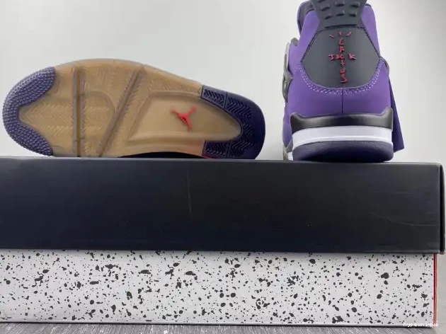 HYPE LN4 Family) Scott Purple and Retro Jordan 766296 (Friends 4 Travis 0506